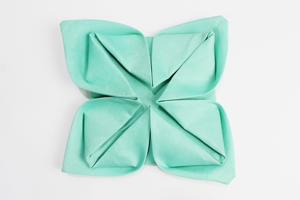 Quick Paper Napkin Fold – Ali Does It Herself