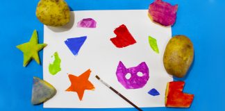 How to Make Potato Stamps - Thumbnail