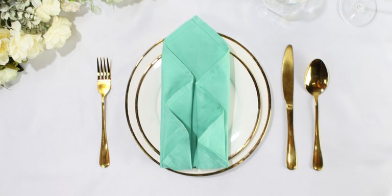 How to Fold A Fancy Napkin | The Dove of Peace Serviette