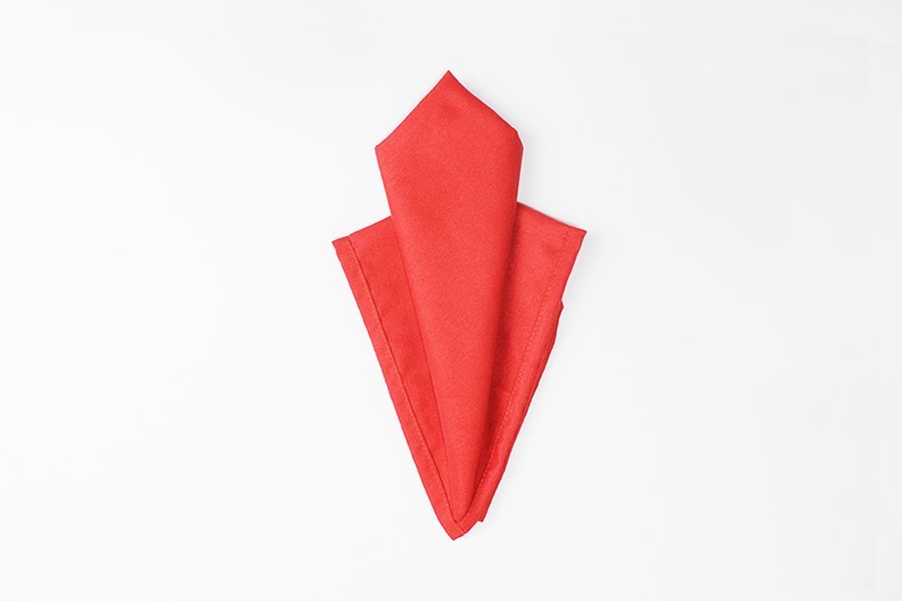 Easy Trifold Napkin Folding - Finished
