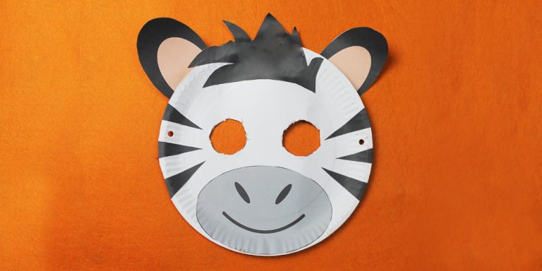 How to Make a Zebra Paper Plate Craft | Kid’s DIY