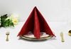 Create a Quick and Easy Christmas Tree Napkin Fold in 5 Steps How to Fold the Three-fold Austrian Veal Dish Napkin - Thumbnail