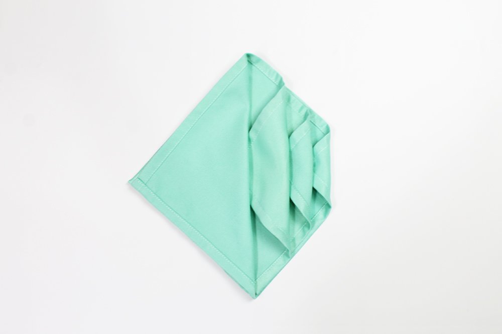 How to fold a Napkin into a Wave - Finished