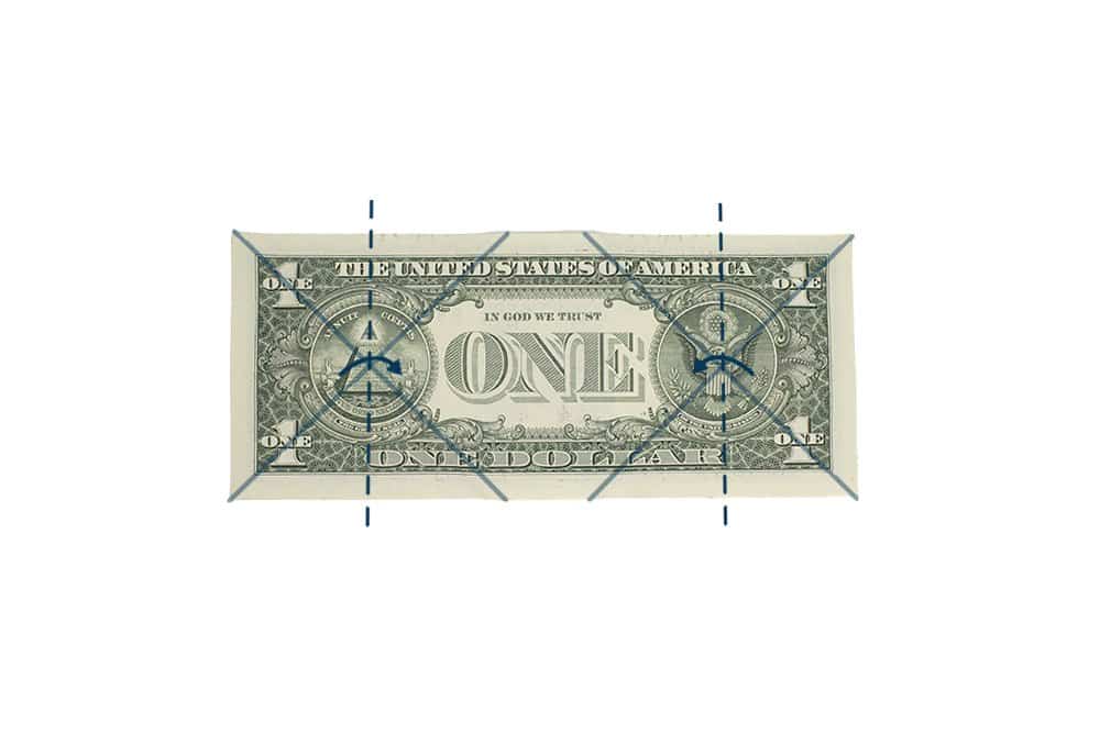 How to Fold a Dollar into a Heart (Advanced) - Step 02.3A