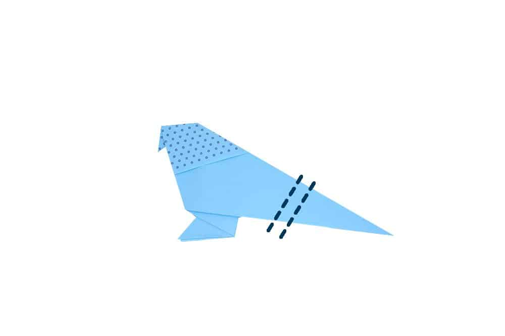 How to Fold an Origami Bird - Step 17
