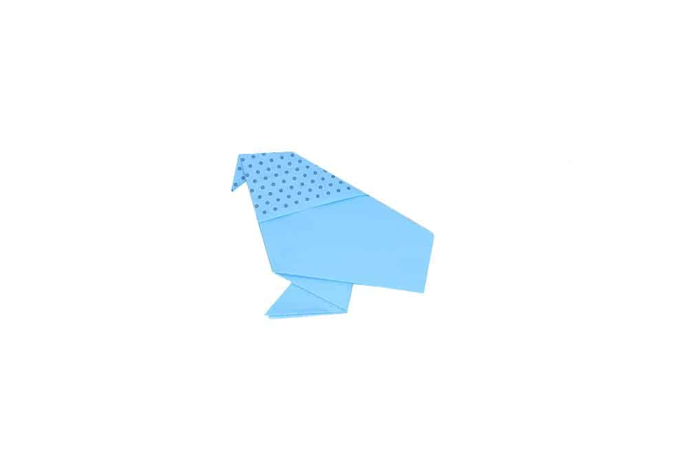 How to Fold an Origami Bird - Step 18