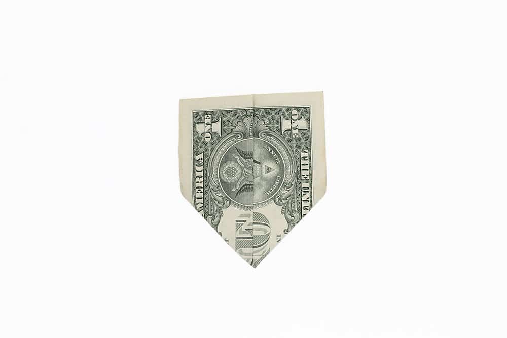 How to fold a Dollar Origami Heart - Step 05a