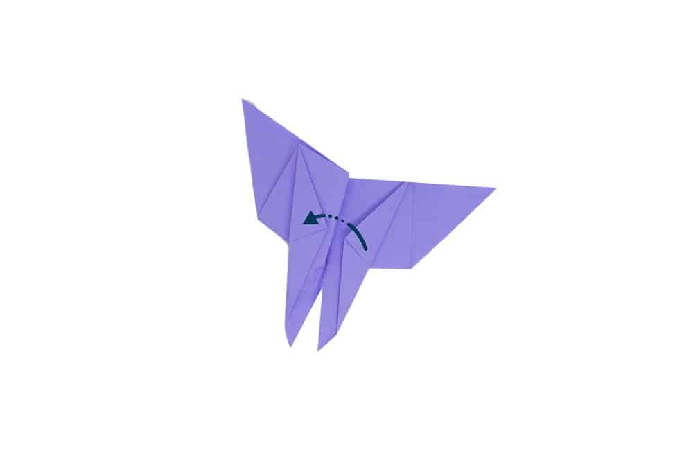 How to Make an Origami Butterfly - Step 18