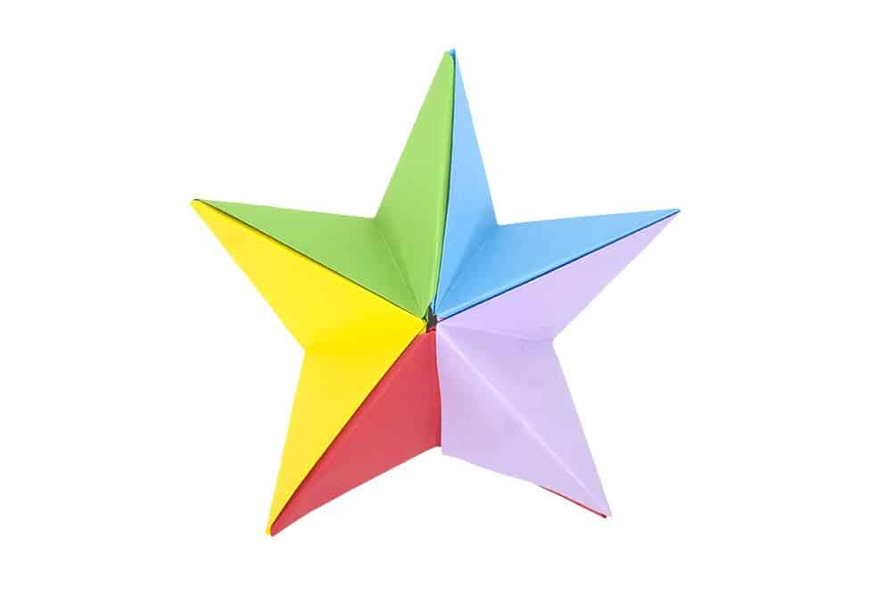 How to Make an Origami Modular Star - Finish B