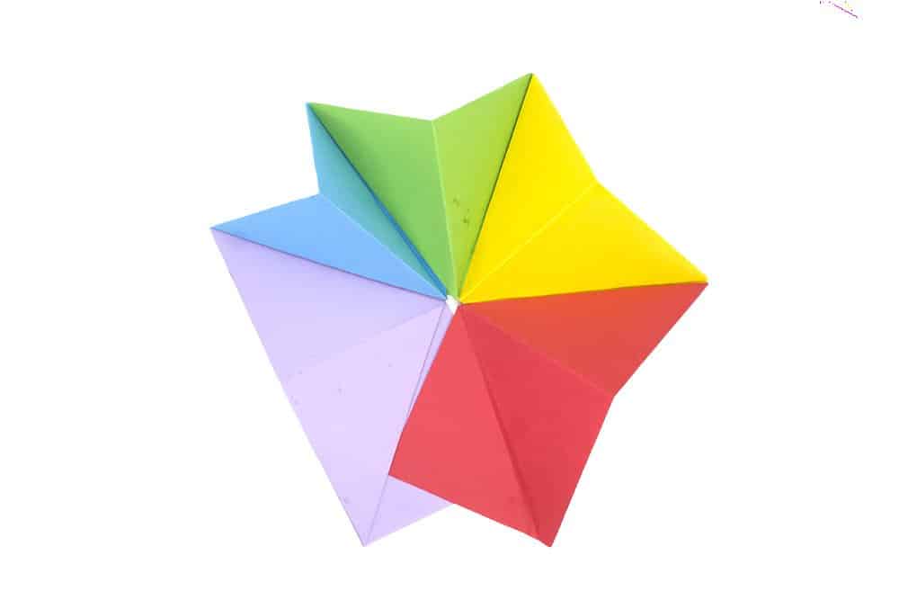 How to Make an Origami Modular Star - Step 19