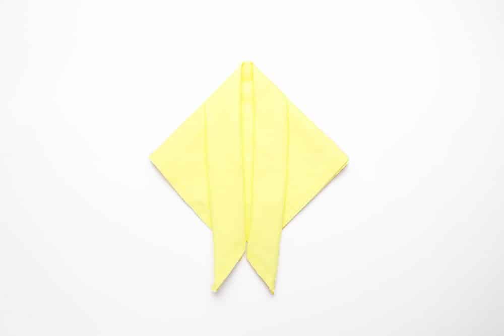 How To Make a Shirt Napkin Fold - Finish