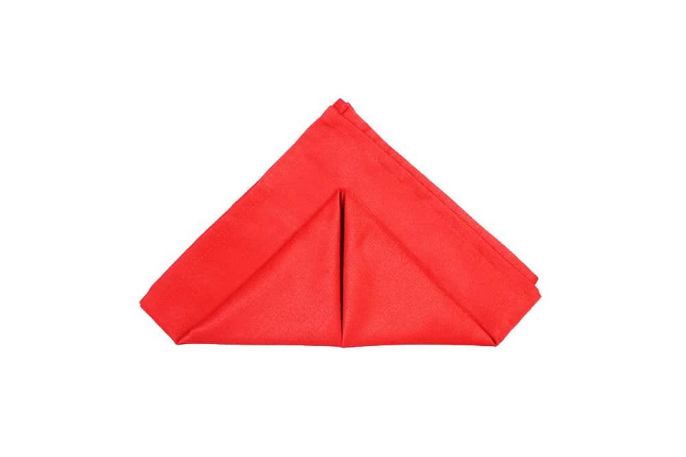 How to Make a Cardinal Hat Napkin Fold - Step 06