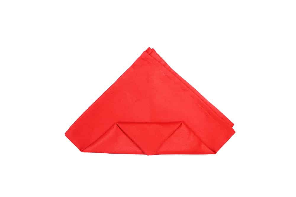 How to Make a Cardinal Hat Napkin Fold - Step 07