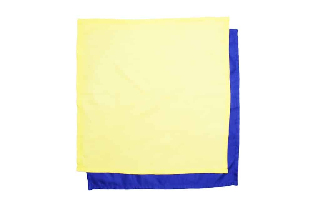 How to Make a Special Napkin Fold (Swedish Flag) - Step 01
