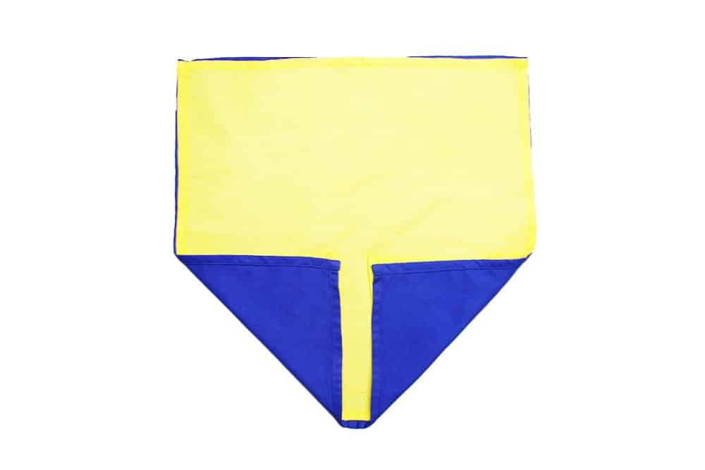 How to Make a Special Napkin Fold (Swedish Flag) - Step 04