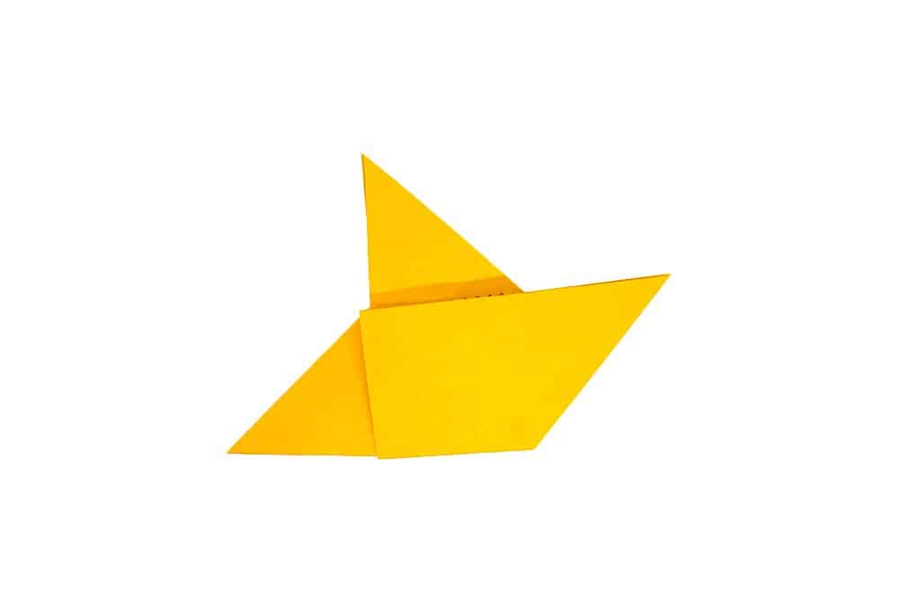 How to Make an Origami star - Step 012