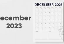 Free Blank Calendar Template | December 2023