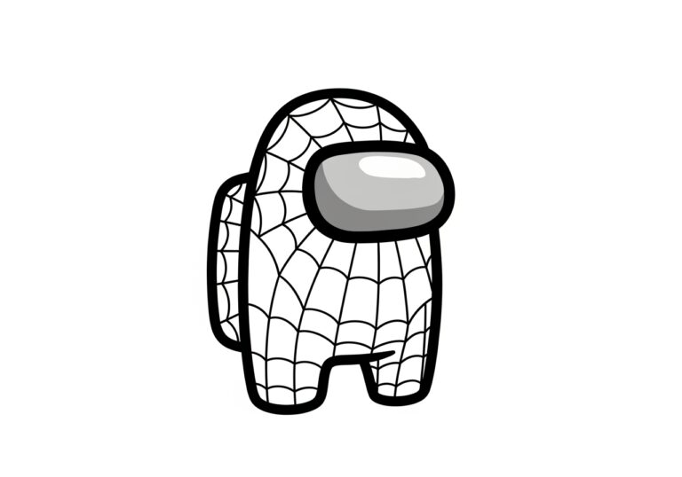 Exciting Among Us Spiderman Coloring Pages for Kids Exciting Among Us Spiderman Coloring Pages for Kids