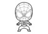 Chibi Spiderman Coloring Pages for Kids
