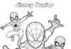 Disney Junior Spidey and His Amazing Friends coloring page