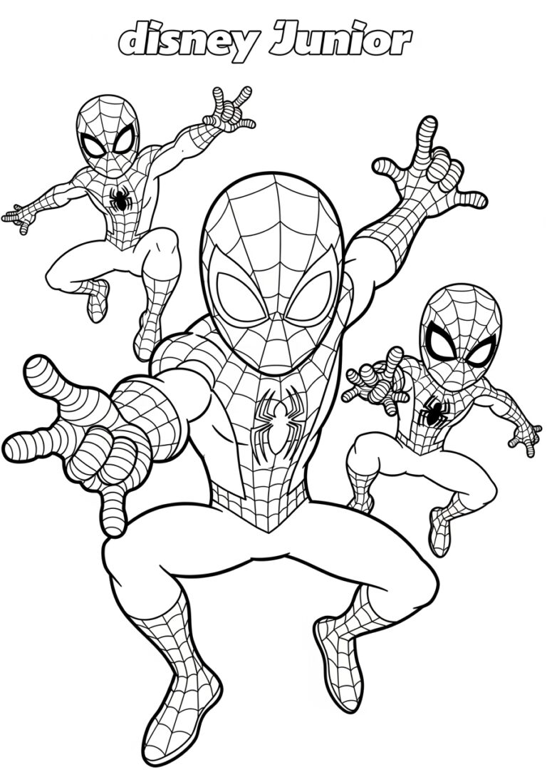 Disney Junior Spidey and His Amazing Friends coloring page Disney Junior Spidey and His Amazing Friends coloring page