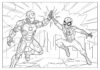 Iron Man and Spider-Man Coloring Page