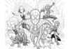 Spiderman Across the Spider Verse Coloring Page