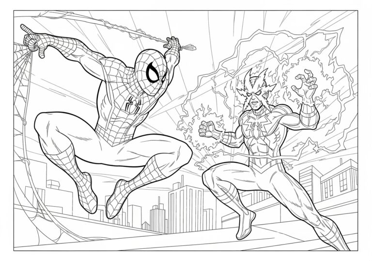 Awesome Spider Man Carnage Coloring Pages for Kids Awesome Spider Man Carnage Coloring Pages for Kids