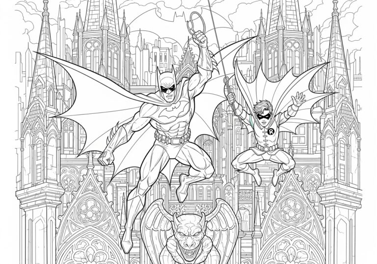 Unleash Your Creativity with the Adult Batman Coloring Book Unleash Your Creativity with the Adult Batman Coloring Book