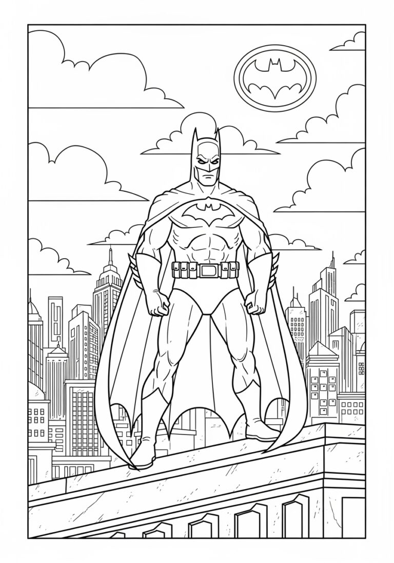 Batman Coloring Pages Free Printable