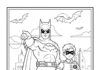 Batman Coloring Print: Free Printable Coloring Page