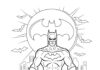 Printable Batman Coloring Sheet for Kids and Adults