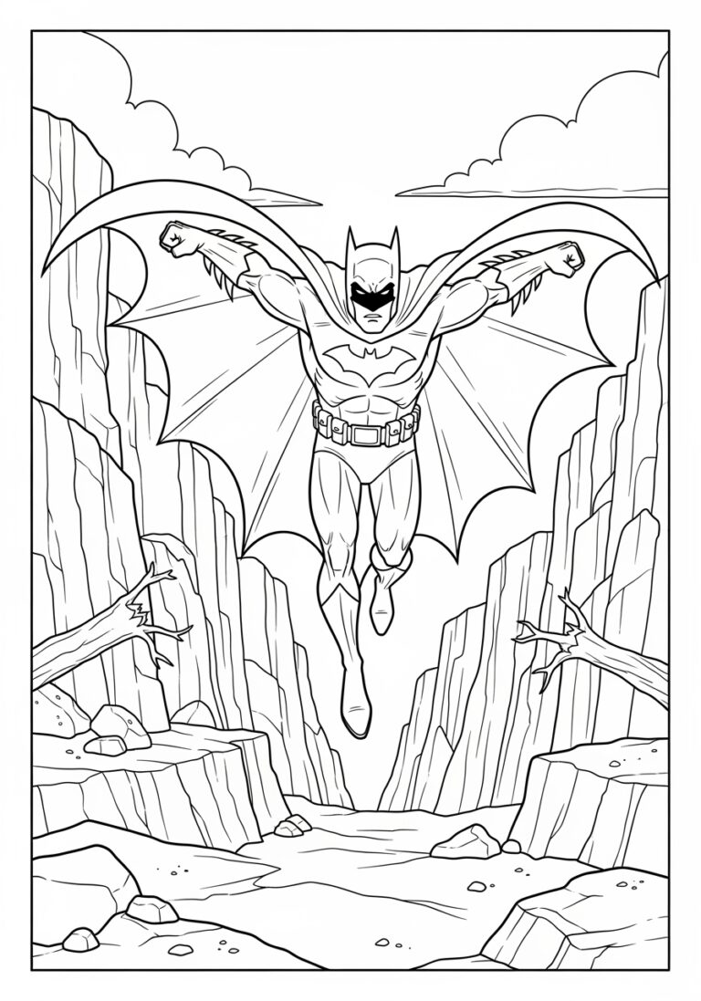 Batman Coloring Sheets Printable