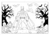 Batman Halloween Coloring Pages for Spooky Fun