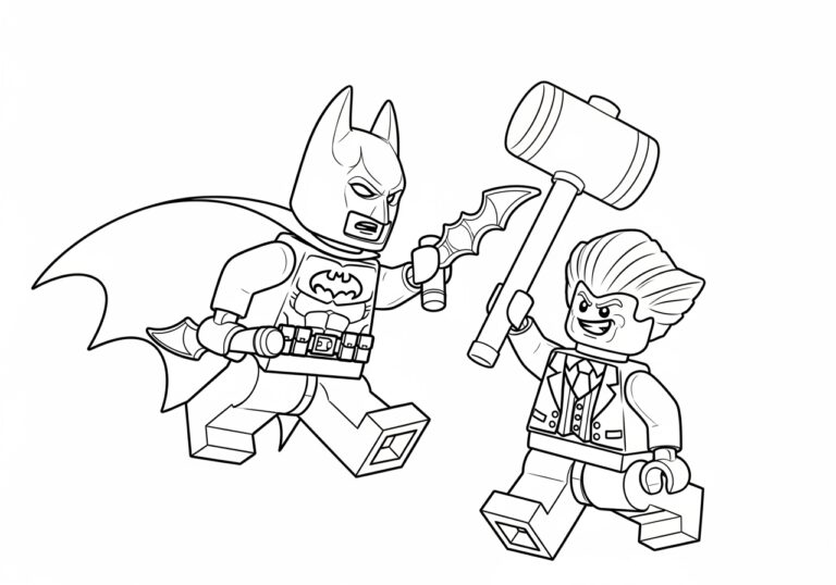 Fun and Creative Batman Lego Coloring Page Fun and Creative Batman Lego Coloring Page