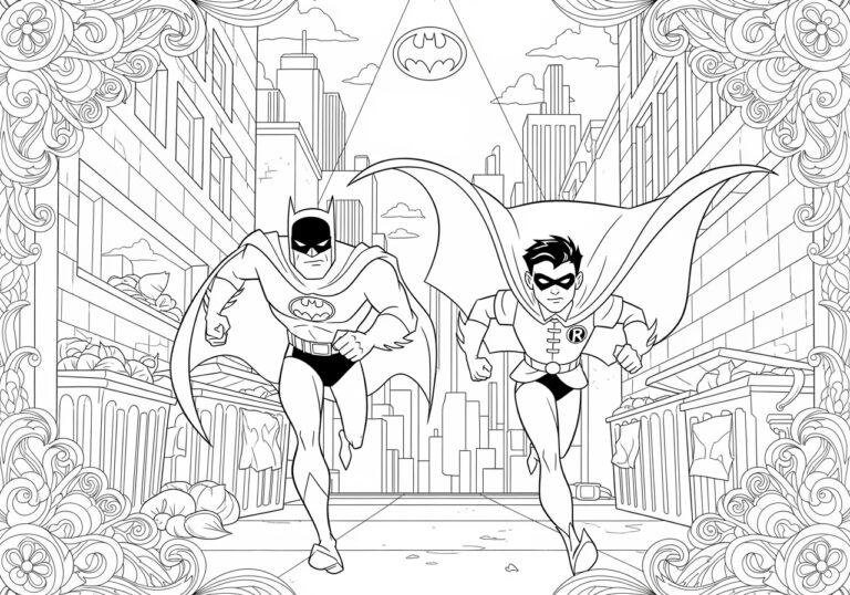Batman: The Animated Series Coloring Pages Batman: The Animated Series Coloring Pages