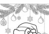 Christmas Hello Kitty Coloring Sheets