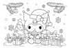 Festive Fun with Christmas Sanrio Coloring Pages