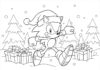 Christmas Sonic Coloring Pages: Festive Fun for Kids
