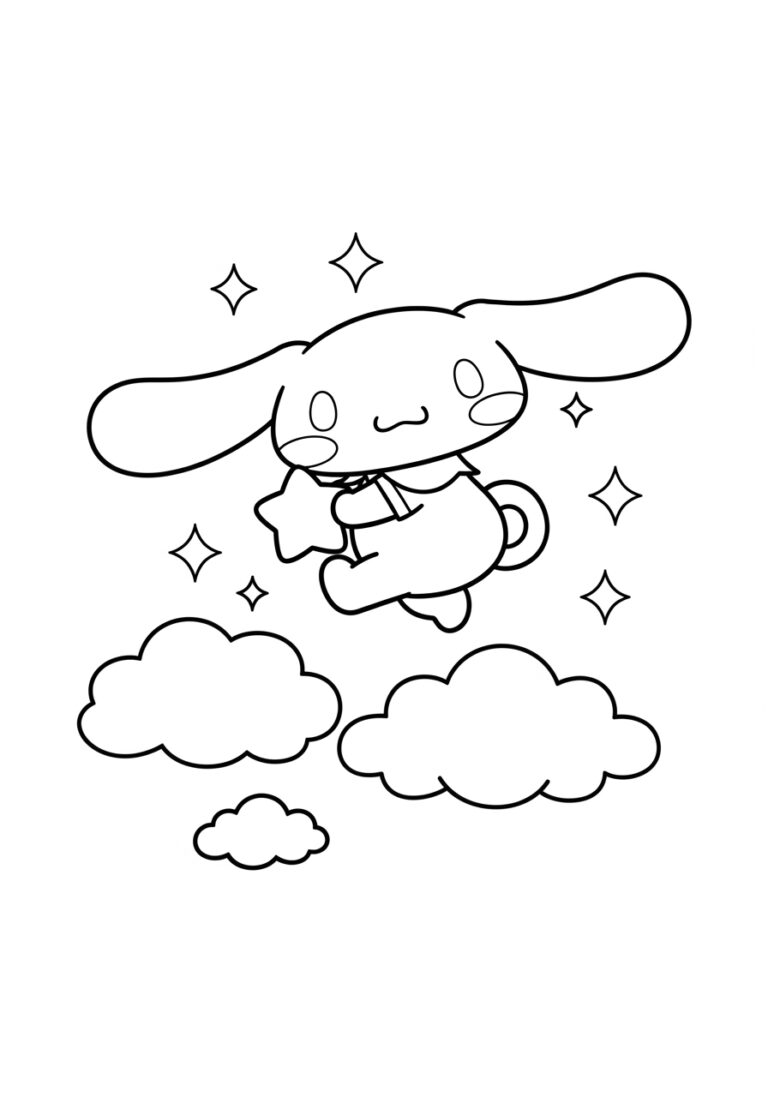 Cinnamoroll Sanrio Coloring Pages: Printable Fun for Kids Cinnamoroll Sanrio Coloring Pages: Printable Fun for Kids