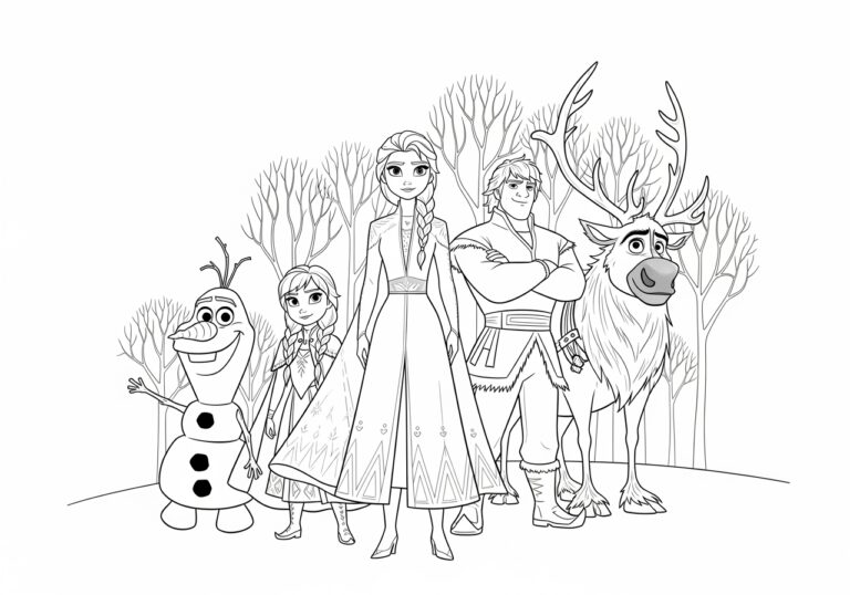 Coloring Fun with Frozen 2: Printable Pages Coloring Fun with Frozen 2: Printable Pages