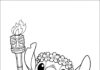 Coloring Page of Stitch: Printable Fun for Kids