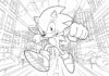 Fun and Free Coloring Pages for Sonic the Hedgehog Fans