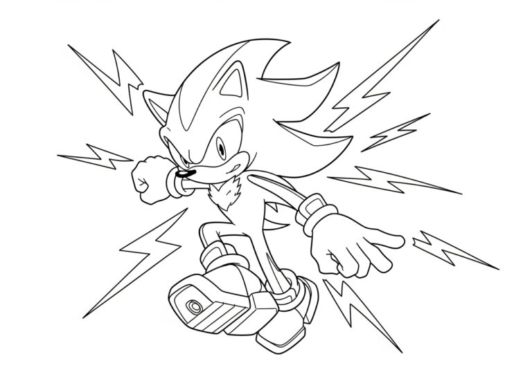 Coloring Pages Shadow the Hedgehog: Free Printables for Kids Coloring Pages Shadow the Hedgehog: Free Printables for Kids