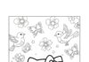 Coloring Picture of Hello Kitty: Free Printable for Kids