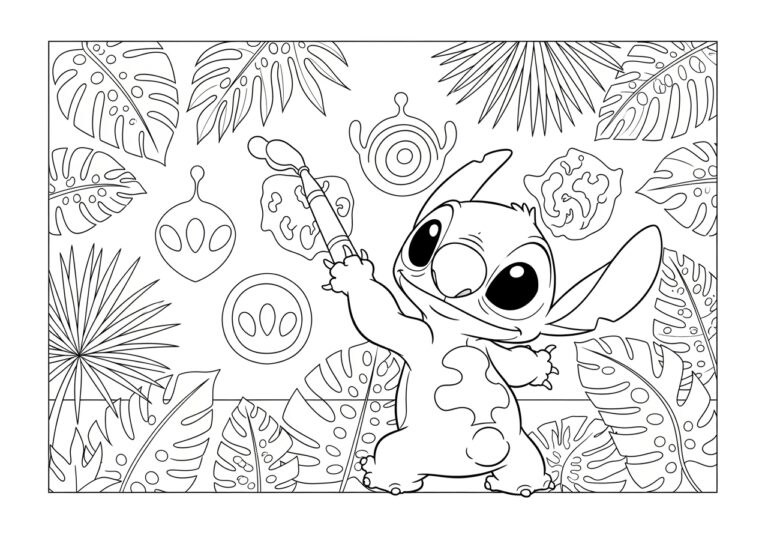 Coloring Pages Stitch: Printable Fun with Disney’s Beloved Alien Coloring Pages Stitch: Printable Fun with Disney’s Beloved Alien
