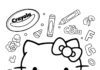 Crayola Hello Kitty Coloring Pages for Kids