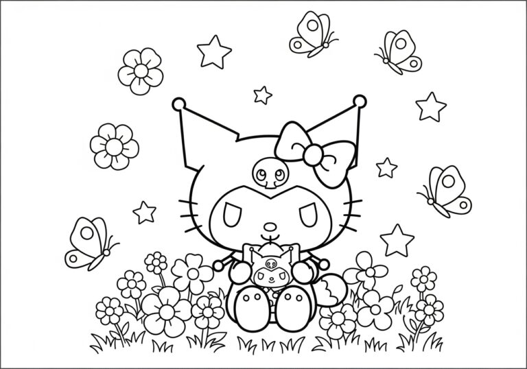 Cute Sanrio Coloring Pages: Bring Adorable Characters to Life!