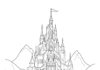 Elsa Castle Colouring Page: Printable Fun for Kids