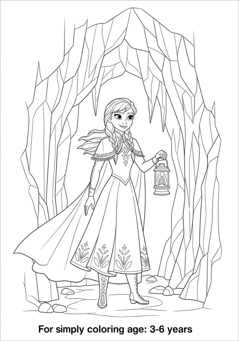Free Disney Frozen Coloring Pages: Printable Fun for Kids
